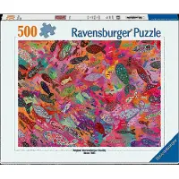 Ravensburger Vis in Fuchsia: 500-delige puzzel