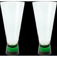 Broste Copenhagen Konus cocktailglazen 25cl groen set van 6 stuks - 14496265