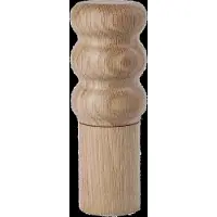 Broste Copenhagen Edgar zout- en pepermolen 20 cm Natuurlijk geoliede eiken