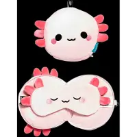 Puckator Relaxeazzz Adoramals Maddie de Axolotl Reiskussen & Slaapmasker