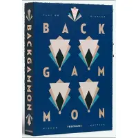 Printworks Classic - Art Of Backgammon Mirror - Donkerblauw/Koper