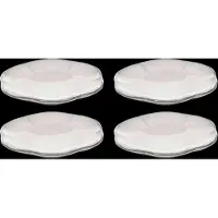 Serax - Sergio Herman Inku - Geribd Bord - Wit - 13 Ø - 4 stuks