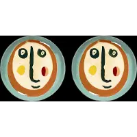 Serax Ottolenghi Feast bord S Ø19 cm 2-pack Face nr 2