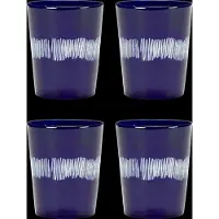 Serax Ottolenghi Feast theekop 33 cl 4-pack Dark blue-white