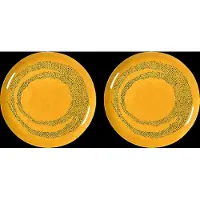 Serax - Ottolenghi Feast - Bord L - Geel/Zwart - 26 Ø - 2 stuks