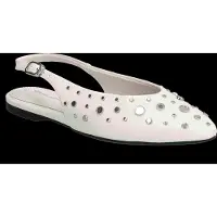 Tamaris Ballerina met riempjes zilver / wit