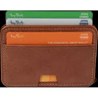 Tony Perotti Furbo EVO RFID leren Pasjeshouder - Donkerbruin/Oranje