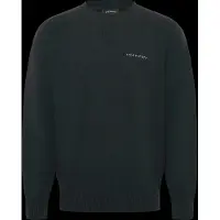 Lyle & Scott Script Knitted Crew Neck Dark Navy Size: L | Sweaters Outlet | Heren | Blauw