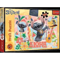 Trefl puzzel 100 stukjes - Disney Stitch en vrienden - FSC karton.