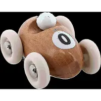 Vilac Mini roadster van hout - - 7 cm - Speelgoed voor baby - Gemaakt in Frankrijk - Unisex