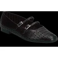 Tamaris Ballerina met riempjes zwart