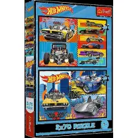 Trefl 2x70, Toy cars, Hot Wheels FSC Mix 70%, 70 stuk(s), Voertuigen, 4 jaar