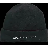 Lyle & Scott Script Logo Beanie - Marineblauw