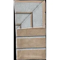 Zone Denmark Handdoek Sauna Camel / Ice Blue / Olive Green (50 x 100 cm)