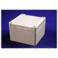 Hammond Electronics 1555E2GY Universele behuizing 90 x 90 x 60 Polycarbonaat Grijs 1 stuk(s)