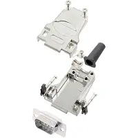 Encitech DTZF09-DBP-W-K 6355-8044-01 D-sub male connectorset 180 ° Aantal polen: 9 Soldeerkelk 1 stuk(s)