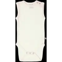 Smallstuff Romper Mouwloos - Maat 74 - Merino Wol - Off White