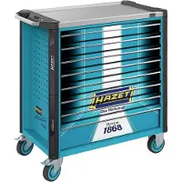 Hazet 179NXL-8S1 Werkplaatswagen Kleur (specifiek): Blauw, Zwart