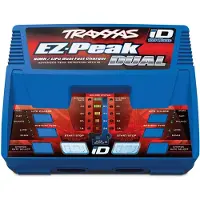 Traxxas EZ-Peak Plus Dual Modelbouwoplader 8 A Li-poly, NiMH Minus-delta-U-uitschakeling, Batterijherkenning, Temperatuurbewaking