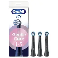 Oral-B - iO Series Gentle Care Replacement Brush Heads - Black - 3 count