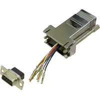 Bkl Electronic 10121108 Adapter D-sub bus 9-polig - RJ45-bus 1 stuk(s) Single