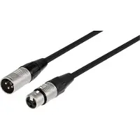 Monacor MECR-2000/SW XLR Kabel [1x XLR-stekker - 1x XLR-bus] 20 m Zwart