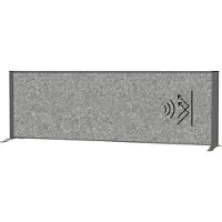 MAUL Scheidingswand voor ruimte-indeling MAULconnecto (b x h) 160 cm x 52.75 cm Vlies Donkergrijs, Antraciet 9851689