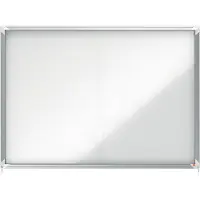Nobo Premium Plus 18x A4 Vellen Magnetisch Whiteboard Interieur Displaykast Met Schuifdeur