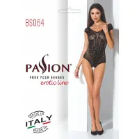 Passion BS064 - open net body - zwart - S-L
