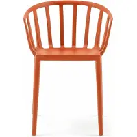 Kartell Venice Stoel - Set van 2 Mat | Rust Orange