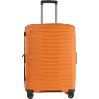 Stratic Novium 4 wielen Trolley M 65 cm met uitbreidingsplooi oranje