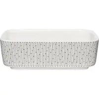 Arabia Mainio Sarastus ovenvorm 2,5 l Zwart-wit