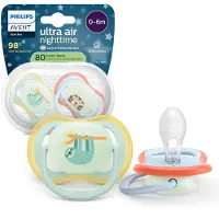 Philips Fopspeen +0m Air paresseux/lion 2 St Fopspeen