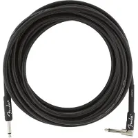 Fender PROFESSIONAL INSTRUMENT CABLE STRAIGHT/ANGLE 18.6' BLACK