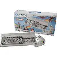 Retro Games THEA1200 - 25 Ingebouwde Amiga Games - Gamepad, 2-Knops Muis, Toetsenbord