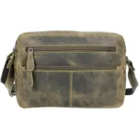 LEATHER DESIGN Crossbody Schoudertas Hunter Bruin