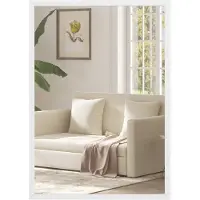 HOMCOM Wandspiegel-MDF, Glas-50L x 2B x 70H cm-Wit