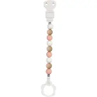 Nattou Fopspeenketting Silicone Roze | 1 stuk