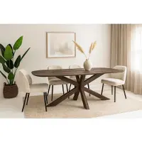 LivingFurn - Eetkamertafel Lissabon - 100x210x76cm