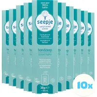 Seepje 10x Handzeep Navulling Eucalyptus en Rozemarijn 38 gr