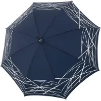 Doppler Elegance Stok paraplu 91 cm blauw