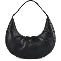 GUESS schoudertas Petra Hobo Black zwart