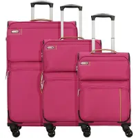 D&N Kofferset pink