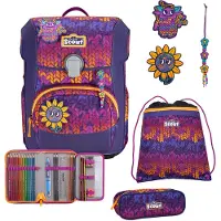 Scout Neo Exklusiv Superflash Schooltas set 4-delig rood