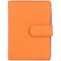 Mywalit Medium Snap portemonnee leer 13 cm oranje