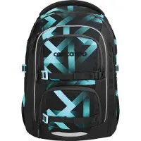 Coocazoo Rugzak 'Porter' turquoise / zwart