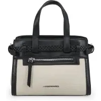 Les Visionnaires Handtas 'Tina' zwart / offwhite