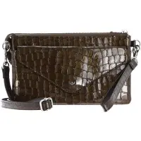 Golden Head Clutch 'Cayenne' cognac