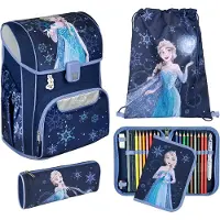 Scooli schooltas EasyStart Schulranzen-Set 5-delig Frozen donkerblauw