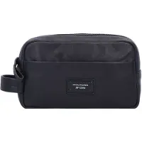 Piquadro Harper Toilettas Leer 23 cm zwart